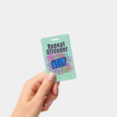 Camedian Herhalingsovertreder ID-badge Badge (Handheld)