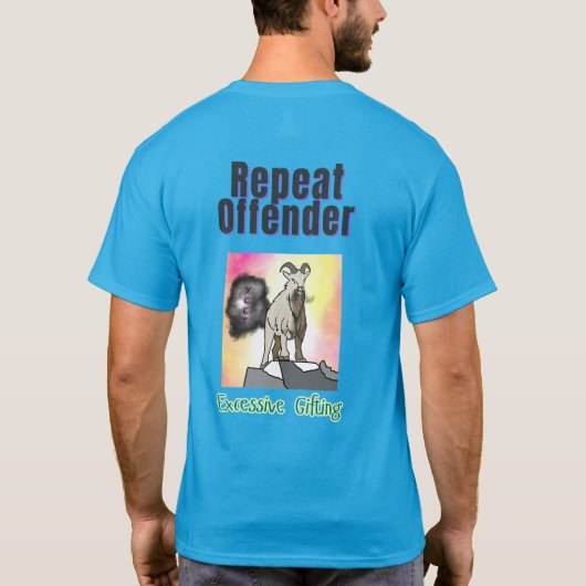 Camedian Repeat Offender Custom T-Shirt (Achterkant)