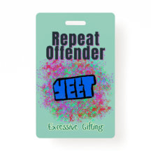 Camedian Repeat Offender ID-badge