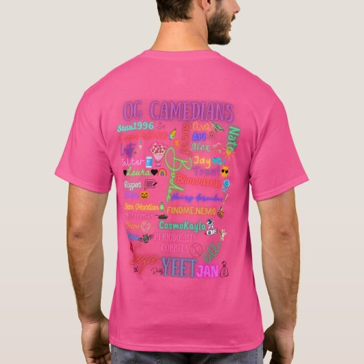 Camedian T-shirt (Achterkant)