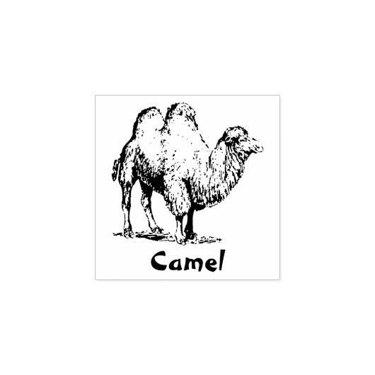 CAMEL ANIMAAL RUBBER STEMP RUBBERSTEMPEL (Afrduk)