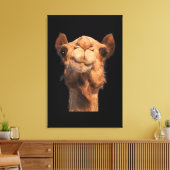 Camel Animal Face Canvas Afdruk (Insitu (Woonkamer))