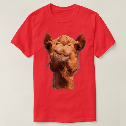 Camel Animal Face T-shirt (Design voorkant)