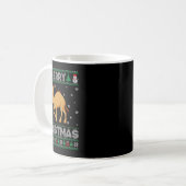 Camel Animal Mannen Vrouwen Kinder Lelijke Kersttr Koffiemok (Voorkant links)