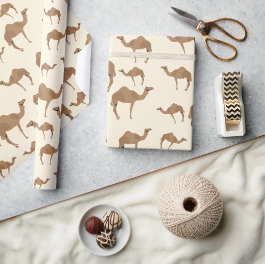 Camel Animal Pattern Cadeaupapier (Crafts)