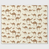 Camel Animal Pattern Cadeaupapier (Vlak)
