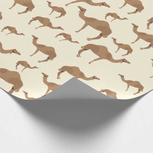 Camel Animal Pattern Cadeaupapier (Hoek)