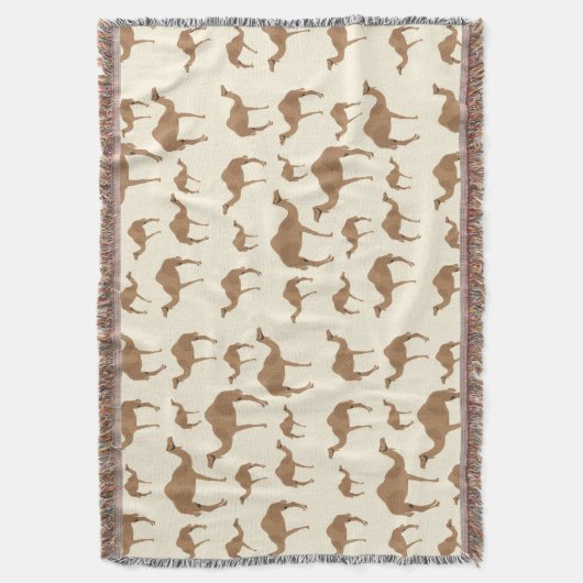 Camel Animal Pattern Deken (Voorkant Verticaal)