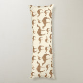 Camel Animal Pattern Lichaamskussen (Achterkant (Verticaal))
