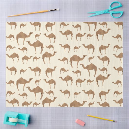 Camel Animal Pattern Tissuepapier (Craft)