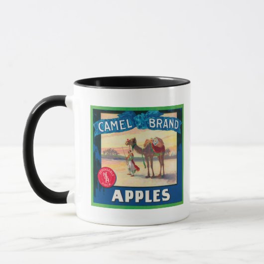 Camel Apple Label - staat Washington Mok (Links)