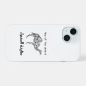 Camel - arabian culture iPhone 15 case (Achterkant horizontaal)