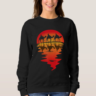 Camel Arabian Desert Sunset Camel Animal Trui