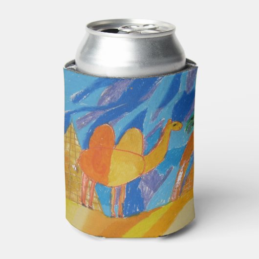 Camel Art van kinderen Blikjeskoeler (Blikje Voorkant)