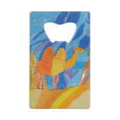 Camel Art van kinderen Creditkaart Flessenopener (Achterkant)