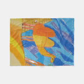 Camel Art van kinderen Fleece Deken (Voorkant (Horizontaal))