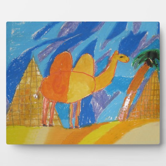 Camel Art van kinderen Fotoplaat (Voorkant)