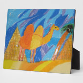 Camel Art van kinderen Fotoplaat (Zijkant)