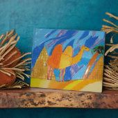 Camel Art van kinderen Fotoplaat (Zijkant)