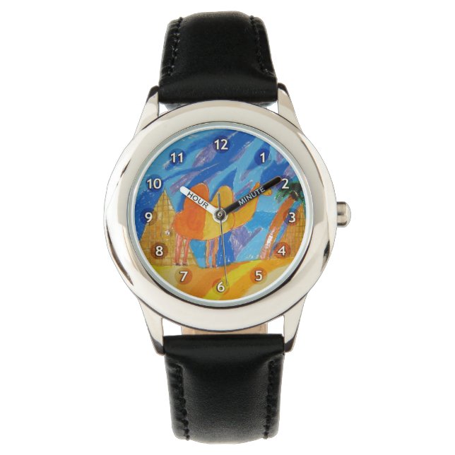 Camel Art van kinderen Horloge (Voorkant)