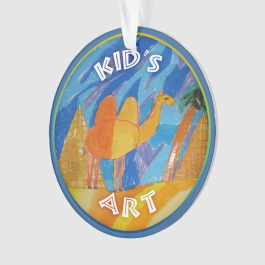 Camel Art van kinderen Ornament (voorkant)