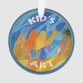 Camel Art van kinderen Ornament (voorkant)