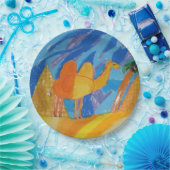 Camel Art van kinderen Papieren Bordje (Feest)