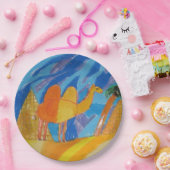 Camel Art van kinderen Papieren Bordje (Feest)