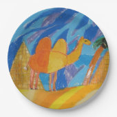 Camel Art van kinderen Papieren Bordje (Voorkant)