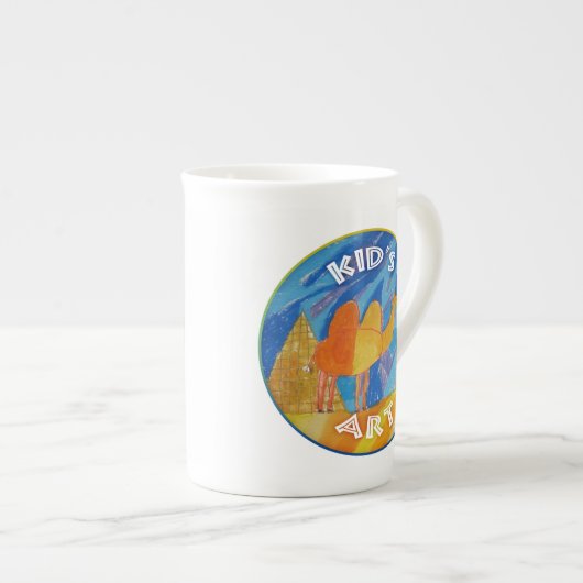 Camel Art van kinderen Porselein Kop (Voorkant rechts)
