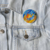 Camel Art van kinderen Ronde Button 5,7 Cm (In situ)