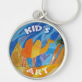 Camel Art van kinderen Sleutelhanger (Voorkant)