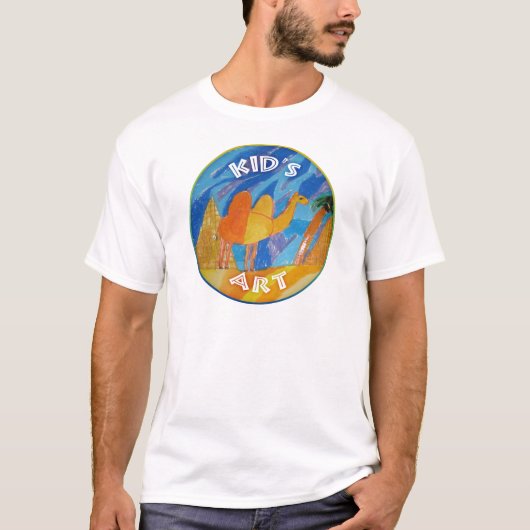 Camel Art van kinderen T-shirt (Voorkant)