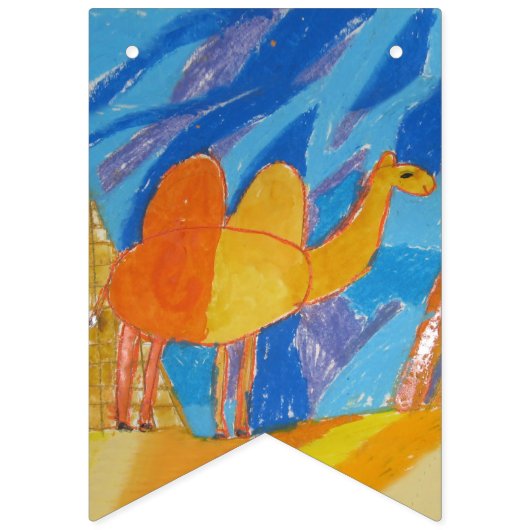 Camel Art van kinderen Vlaggetjes (Tweede vlag)