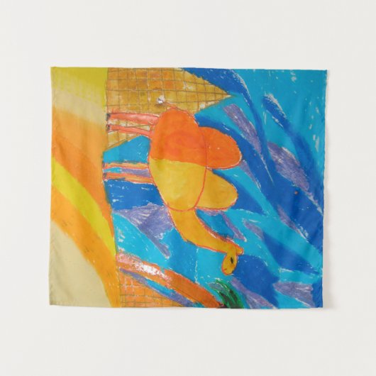Camel Art van kinderen Wandkleed (Voorkant (horizontaal))