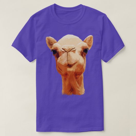 Camel Art voor Mannen Vrouwen Kinder Woestijn Dier T-shirt (Design voorkant)