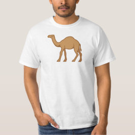Camel at Heart Emoji Logo Aanpasbare Camel Lover T-shirt
