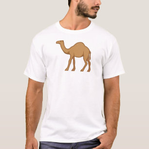 Camel at Heart Emoji Logo Aanpasbare Camel Lover T-shirt