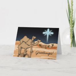 Camel Bethlehem Christmas Kaart