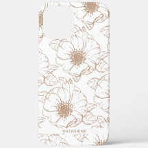 Camel | Boho Floral Pattern - Gepersonaliseerd