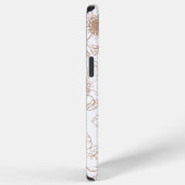 Camel | Boho Floral Pattern - Gepersonaliseerd iPhone Hoesje (Rechterkant)