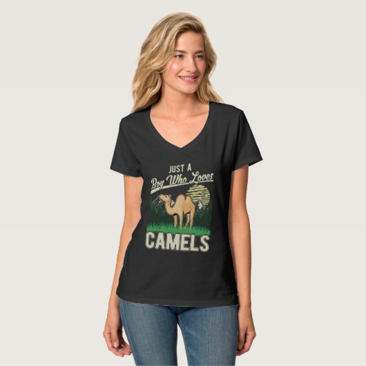 Camel Boy Dromedary Big Camel  1 T-shirt (Voorkant volledig)