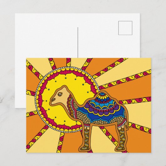 Camel Briefkaart (Voorkant / Achterkant)