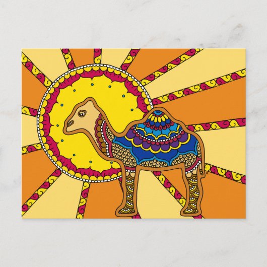 Camel Briefkaart (Voorkant)