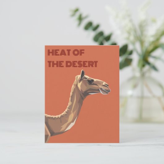Camel Briefkaart (Staand voorkant)