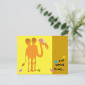 Camel Briefkaart (Staand voorkant)