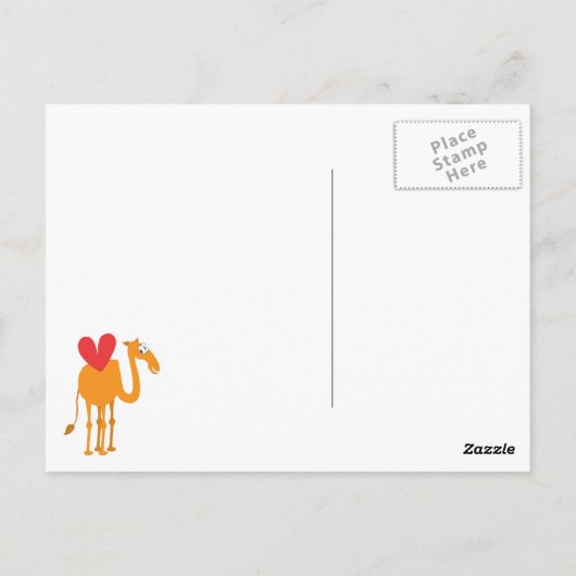 Camel Briefkaart (Achterkant)