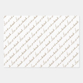 Camel Brown Eid Mubarak Bilingual Inpakpapier Vel (Voorkant)