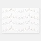 Camel Brown Eid Mubarak Masjid Patroon Ontwerp Inpakpapier Vel (Voorkant 2)