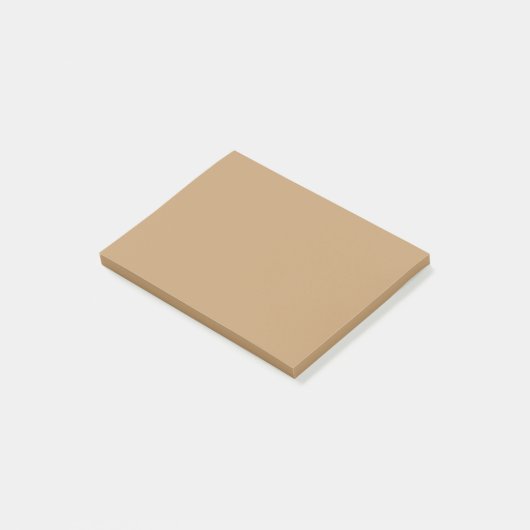 Camel bruin post-it® notes (Schuin)